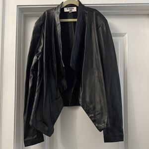 BB Dakota Women's Black Faux Leather Jacket